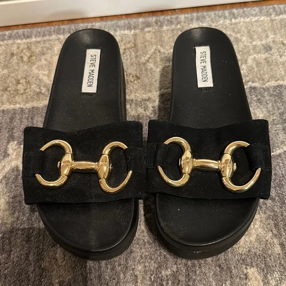 Steve Madden Shoes Black Steve Madden Jericho Horsebit